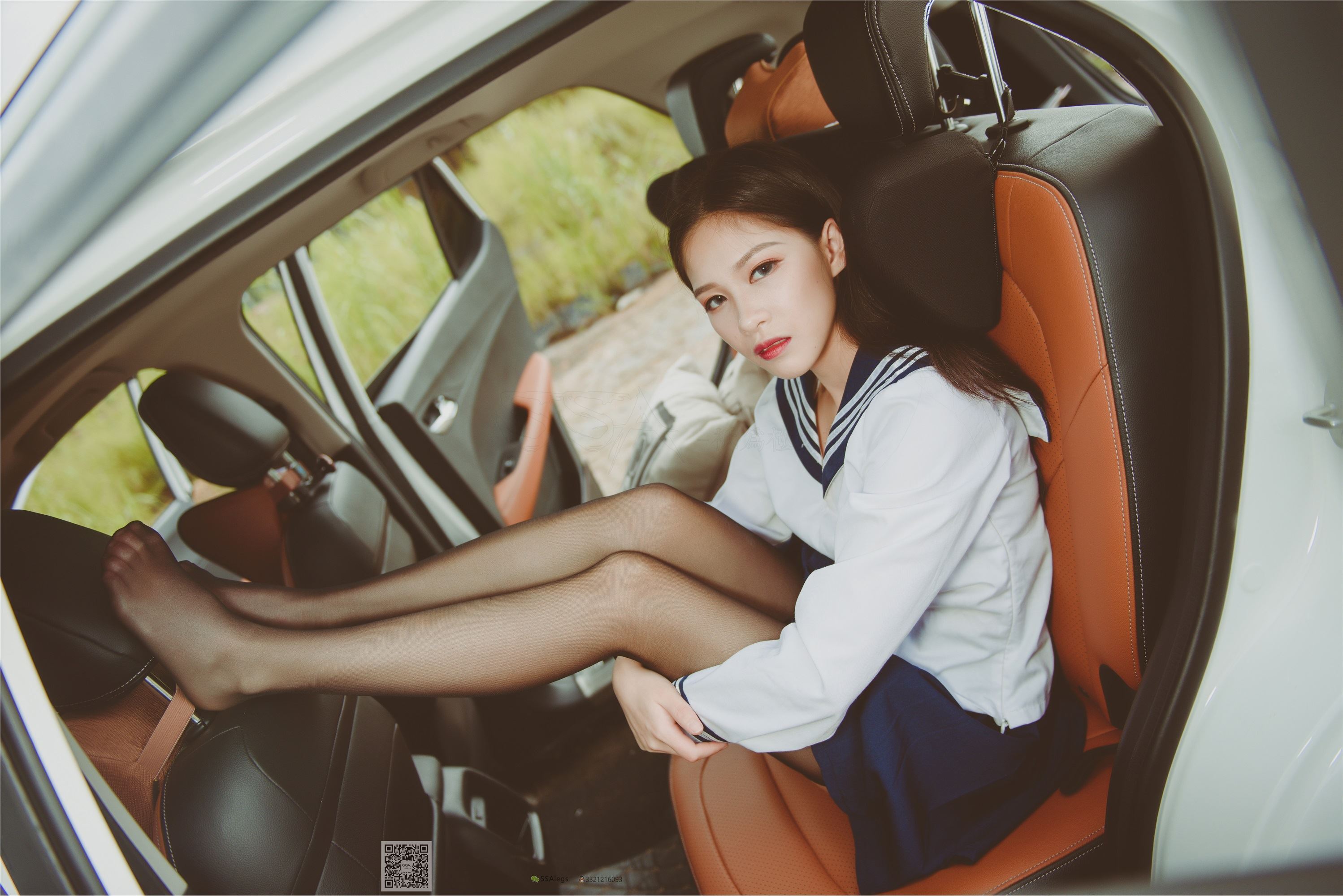 SSA丝社 NO.017 佳佳 小丝妹佳佳练车记